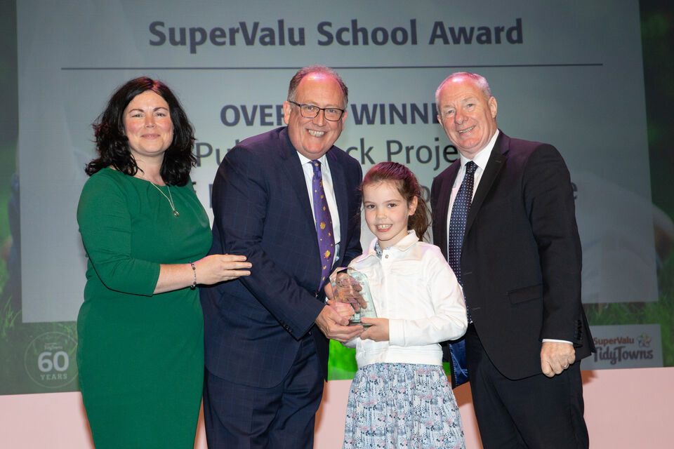 SCARRIFF SCHOOL AWARD SuperValu Tidy Towns Winners 1